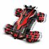 Gear2Play RC X-Rover 6-Wielige Stuntauto + Licht Zwart/Rood_