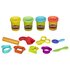 Play-Doh Gereedschap Basisset met 4 Potjes Klei_