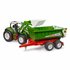 Bruder 03452 Roadmax Tractor met Frontlader + Dumptrailer_