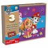 Paw Patrol 3in1 Houten Puzzel in Doosje 3x24 Stukjes_