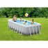 Intex 26788GN Prism Frame Zwembad 400x200x100 cm Grijs/Blauw_