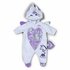 Baby Born Eenhoorn Onesie Paars_