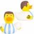 Lilalu Voetbal Badeend Blauw/Wit_