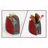 Theo Klein Bosch Broodrooster met 2 Sneetjes Brood Rood/Zilver_