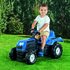 Dolu Traptractor met Claxon Blauw/zwart​​​​​​​_