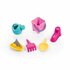 Dolu Zand-Watertafel + Accessoires Roze/Wit_